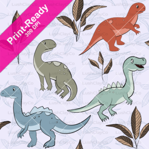 Forest Dinosaurs - Blue